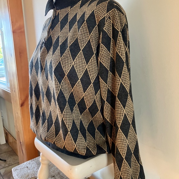 Vintage Alfred Dunner 3/4 Pullover Sweater with Collar - Picture 9 of 15